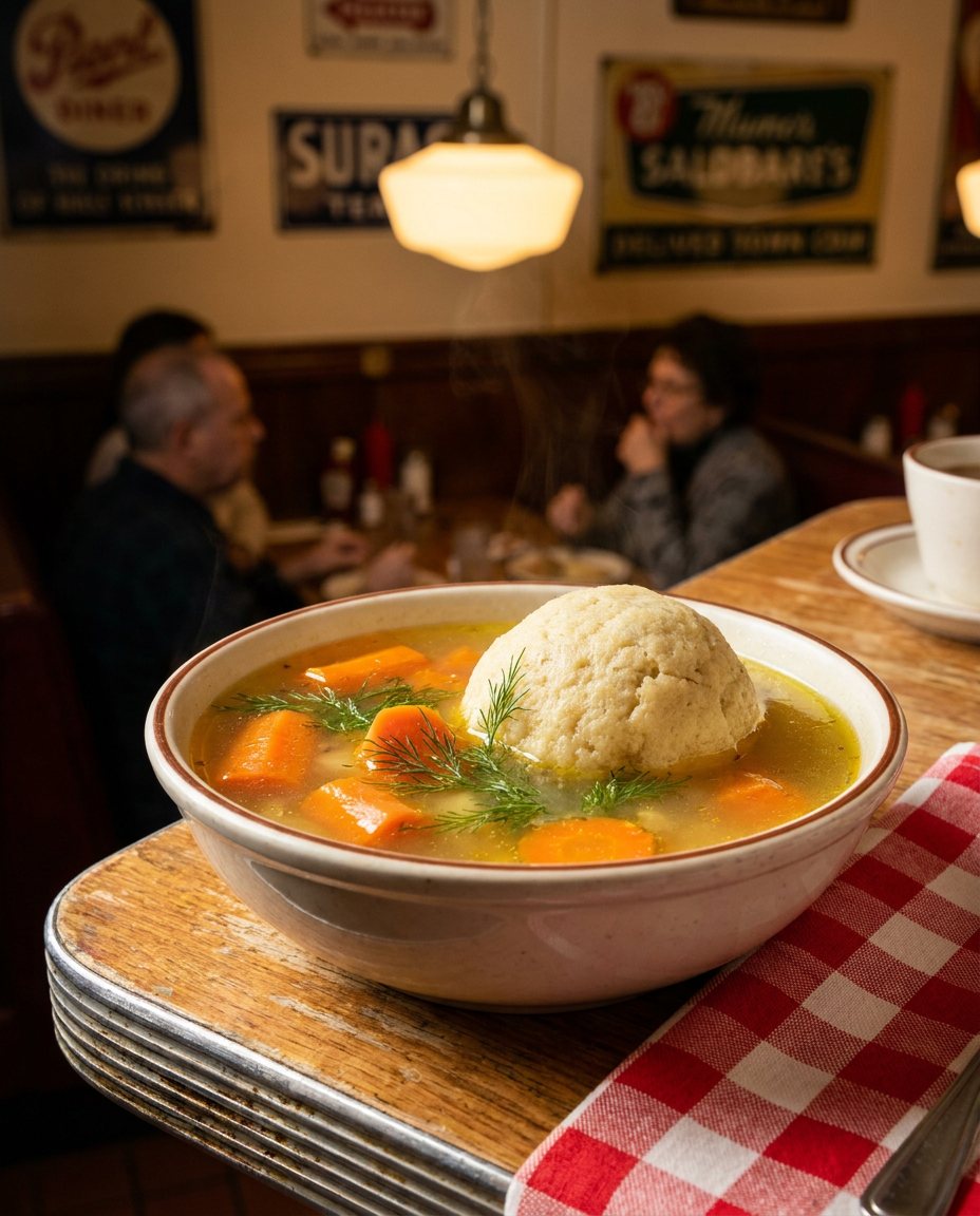 Matzo ball soup