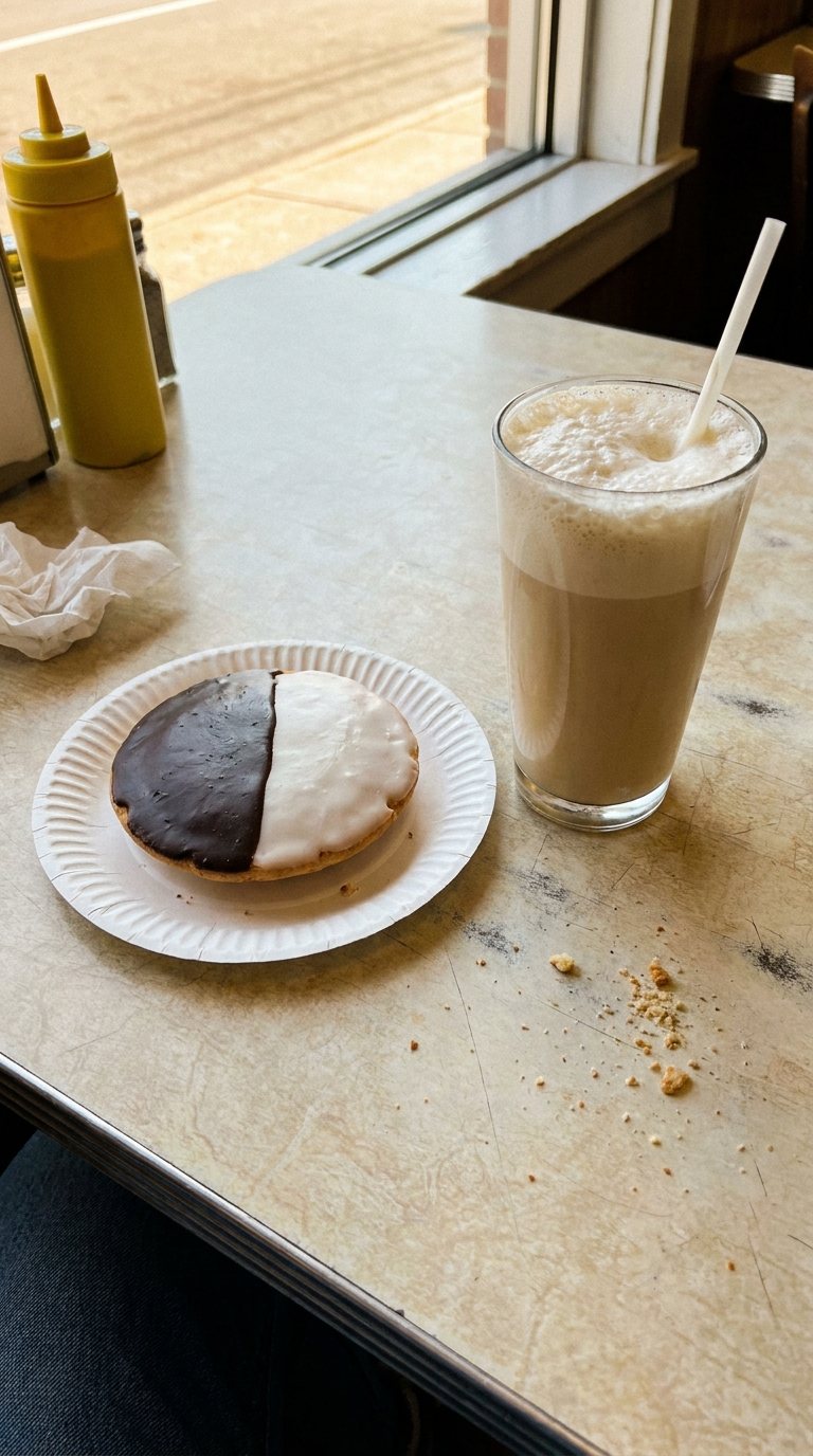 Black and white cookie