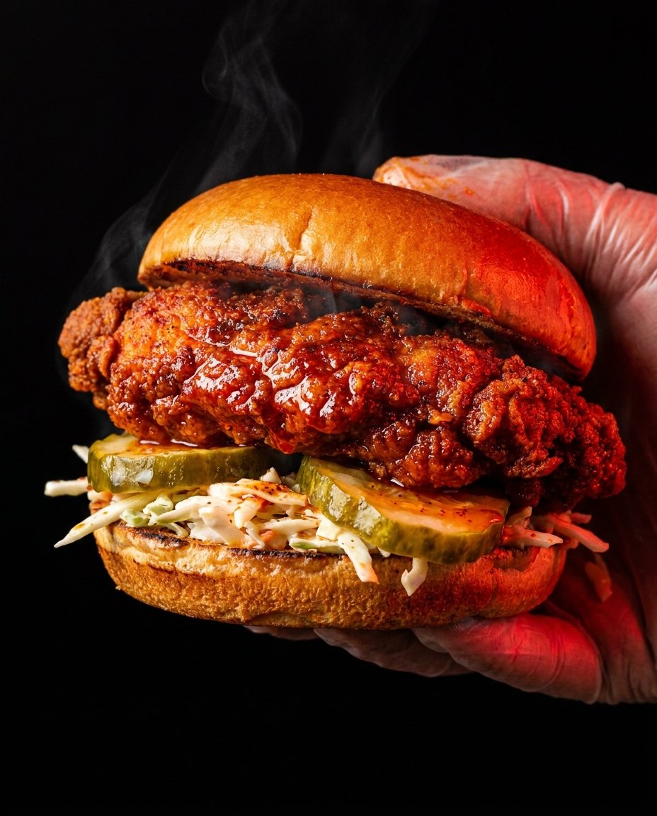 Hot chicken sandwich
