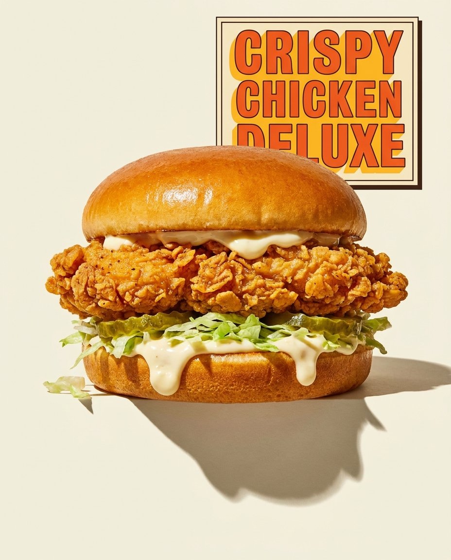 Crispy chicken sandwich