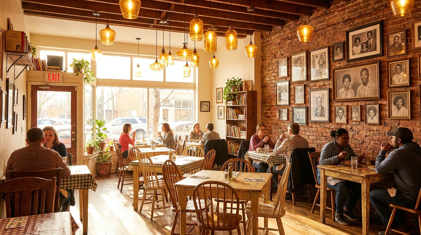 Sunday's dining room