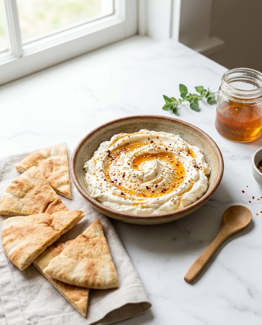 Whipped feta